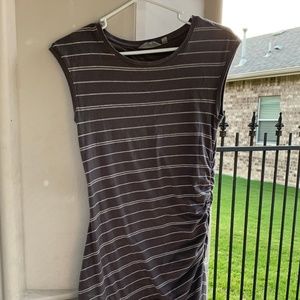 Athleta Stripe Tee Dress Size Small Style #779725